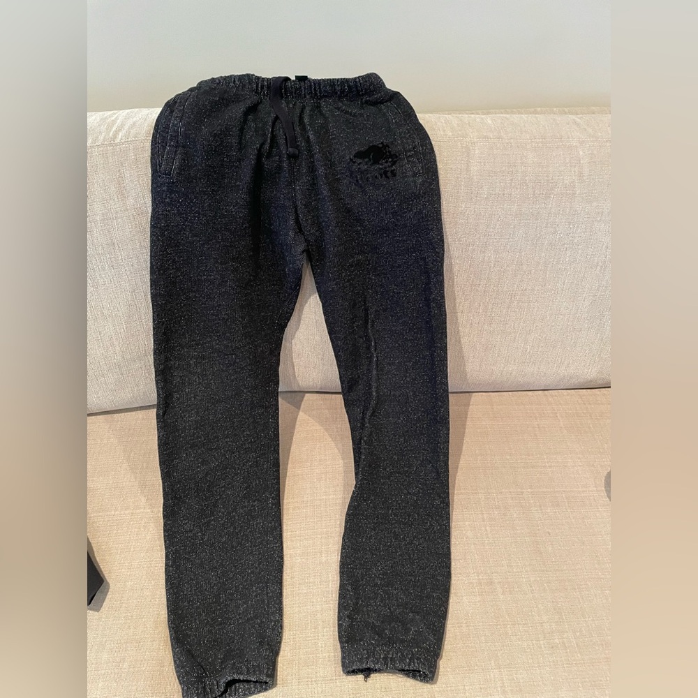 Roots jogging pants, women, salt and pepper color, size xxs